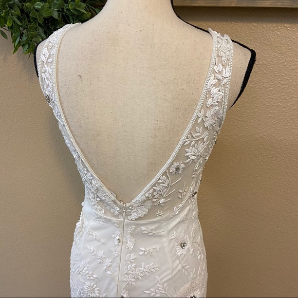 SOLD Lulus Luxe Lifetime Full of Love White Sequin Mermaid Maxi Dress - Picture 12 of 17